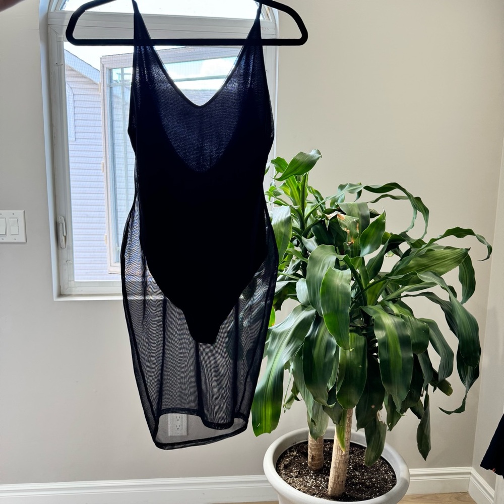 PLT Mesh Bodysuit Dress